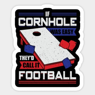 Funny Cornhole Sport Bean Bag Toss Player Gift Sticker